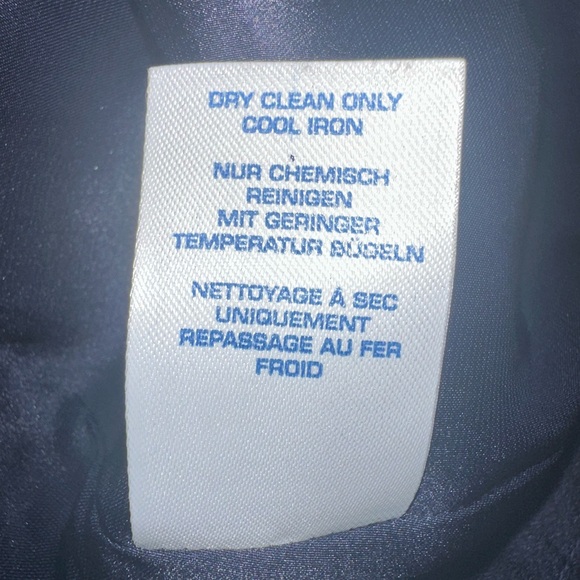 Boden Embellished Spot Cocktail Dress Women’s Size 8 Navy Blue Wool Silk Blend - Picture 6 of 8